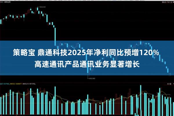 策略宝 鼎通科技2025年净利同比预增120% 高速通讯产品通讯业务显著增长